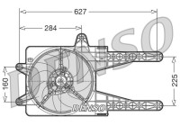 Fan, radiator DER09013 Denso
