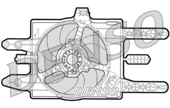 Fan, radiator DER09031 Denso