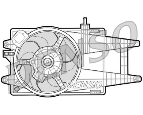Fan, radiator DER09040 Denso