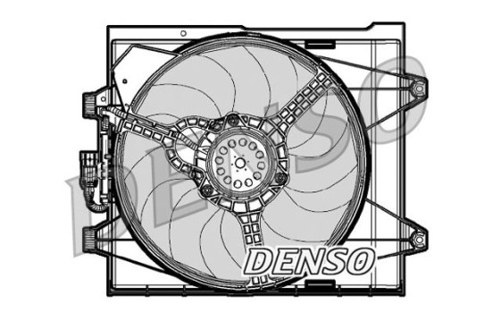Fan, radiator DER09046 Denso, Image 2