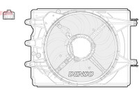 Fan, radiator DER09059 Denso