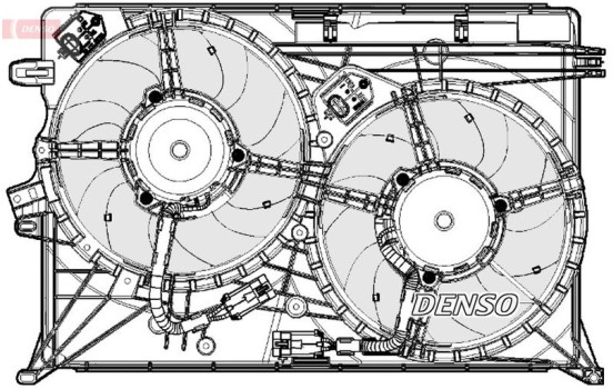 Fan, radiator DER09075 Denso