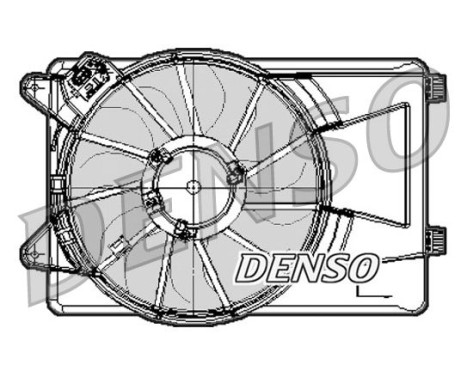 Fan, radiator DER09301 Denso