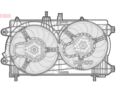 Fan, radiator DER13011 Denso, Image 3