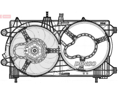 Fan, radiator DER13012 Denso, Image 3