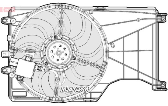 Fan, radiator DER20001 Denso