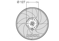 Fan, radiator DER21003 Denso