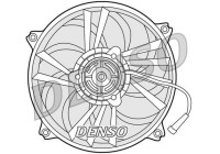 Fan, radiator DER21014 Denso