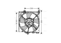 Fan, radiator DN7505 Ava Quality Cooling