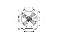 Fan, radiator DU7501 Ava Quality Cooling