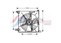 Fan, radiator DW7513 Ava Quality Cooling