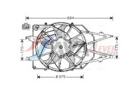 Fan, radiator FD7508 Ava Quality Cooling