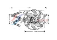 Fan, radiator FD7514 Ava Quality Cooling