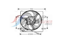 Fan, radiator FD7515 Ava Quality Cooling