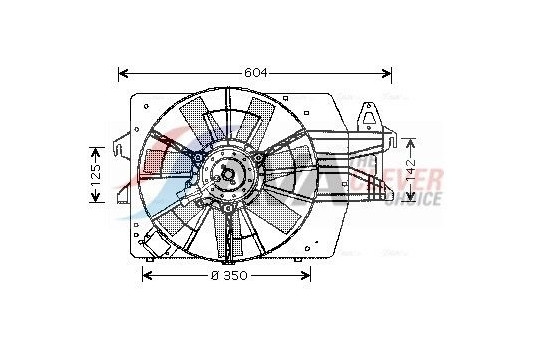 Fan, radiator FD7518 Ava Quality Cooling
