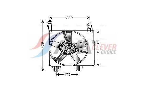 Fan, radiator FD7524 Ava Quality Cooling