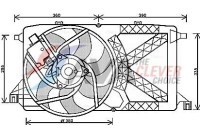 Fan, radiator FD7544 Ava Quality Cooling