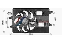 Fan, radiator FD7555 Ava Quality Cooling