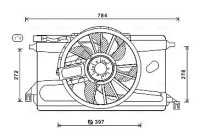 Fan, radiator FD7562 Ava Quality Cooling