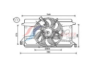 Fan, radiator FD7573 Ava Quality Cooling