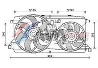 Fan, radiator FD7579 Ava Quality Cooling