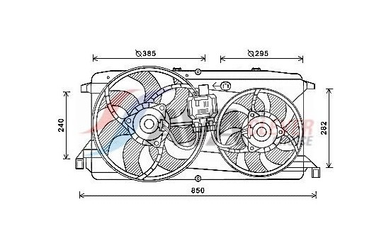 Fan, radiator FD7579 Ava Quality Cooling