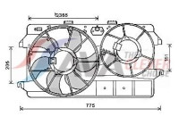 Fan, radiator FD7591 Ava Quality Cooling