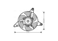 Fan, radiator FT7283 Ava Quality Cooling