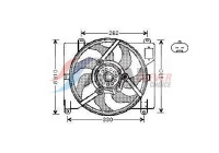 Fan, radiator FT7503 Ava Quality Cooling