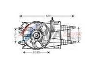 Fan, radiator FT7520 Ava Quality Cooling