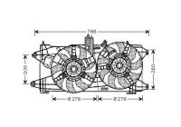 Fan, radiator FT7522 Ava Quality Cooling