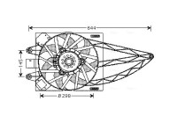 Fan, radiator FT7526 Ava Quality Cooling