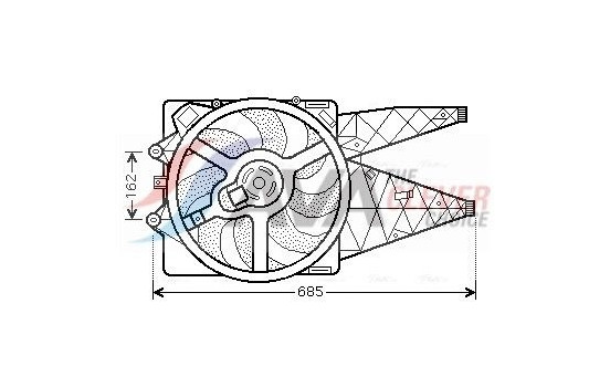 Fan, radiator FT7530 Ava Quality Cooling