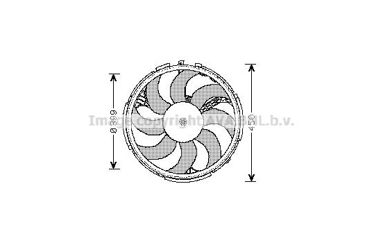 Fan, radiator FT7541 Ava Quality Cooling