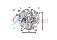 Fan, radiator FT7544 Ava Quality Cooling