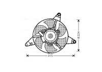 Fan, radiator FT7550 Ava Quality Cooling