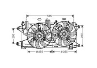 Fan, radiator FT7569 Ava Quality Cooling