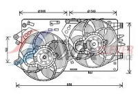 Fan, radiator FT7578 Ava Quality Cooling
