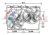 Fan, radiator FT7584 Ava Quality Cooling