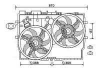 Fan, radiator FT7585 Ava Quality Cooling