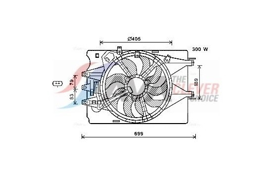 Fan, radiator FT7600 Ava Quality Cooling