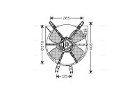 Fan, radiator HD7506 Ava Quality Cooling