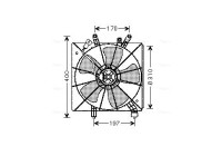 Fan, radiator HD7507 Ava Quality Cooling