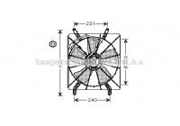 Fan, radiator HD7513 Ava Quality Cooling