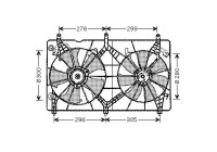 Fan, radiator HD7517 Ava Quality Cooling