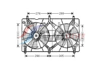 Fan, radiator HD7517 Ava Quality Cooling