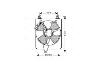 Fan, radiator HD7529 Ava Quality Cooling