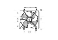 Fan, radiator HD7530 Ava Quality Cooling