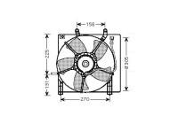 Fan, radiator HD7534 Ava Quality Cooling