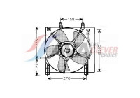Fan, radiator HD7534 Ava Quality Cooling